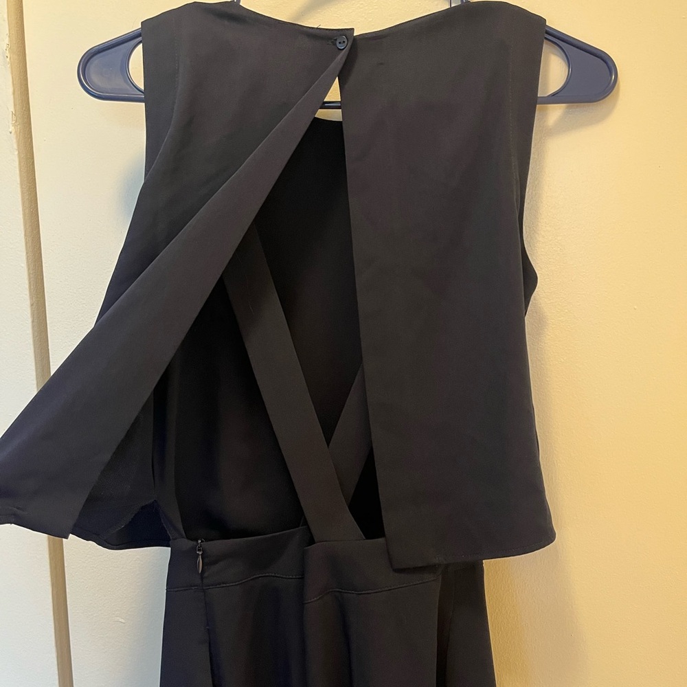 Elegant Navy Sleeveless Jumpsuit
